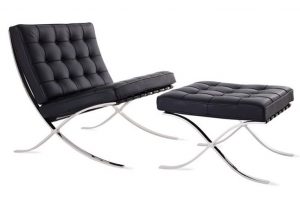 barcelona chair by mies van der rohe